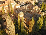 Alhambra of Granada, aerial view Granada and Alhambra, Spain